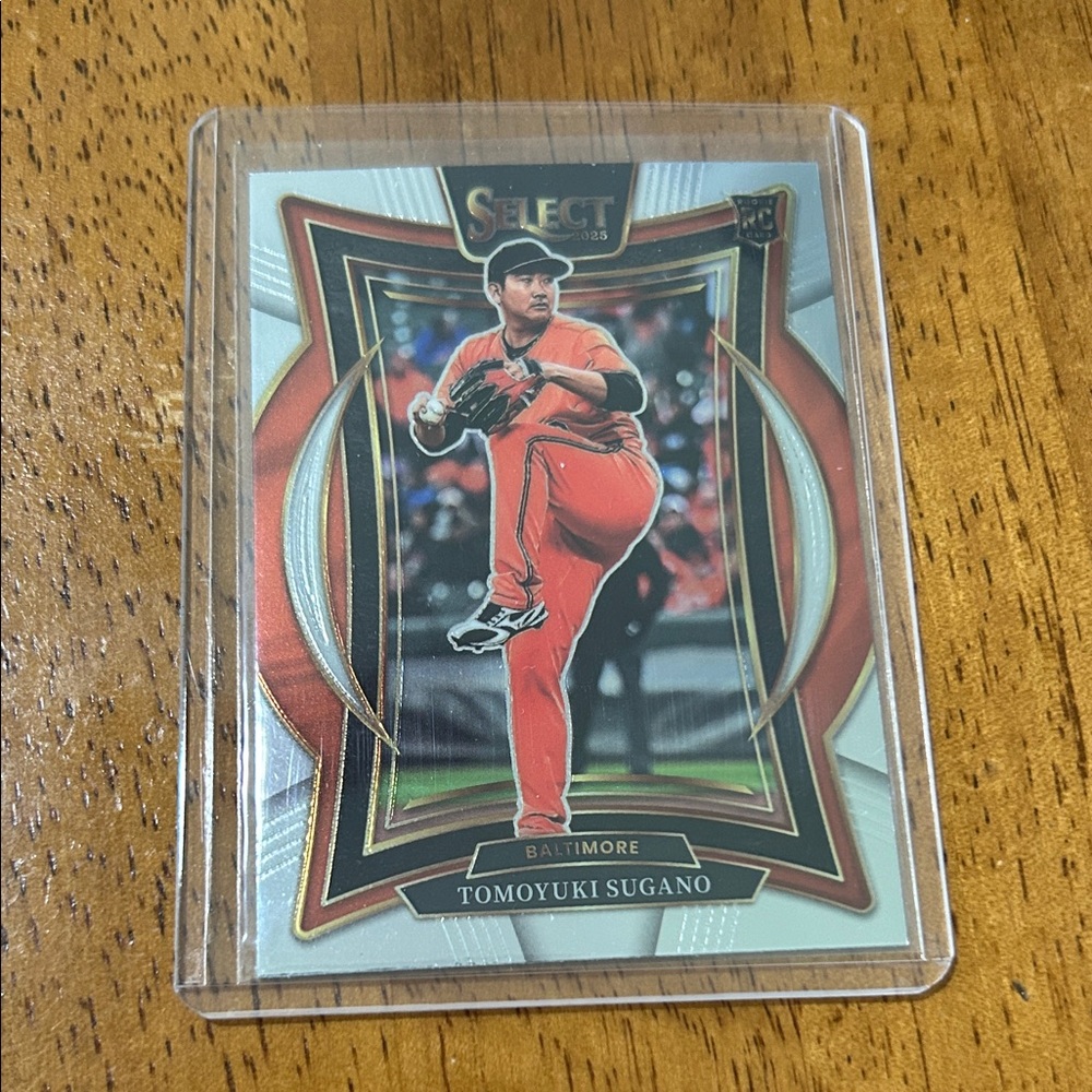 2025 Panini Select - Concourse Tomoyuki Sugano #92 Silver Prizm (RC) Orioles